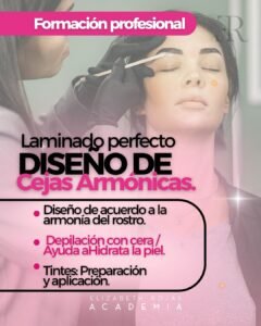 Experta en Diseño de Cejas.